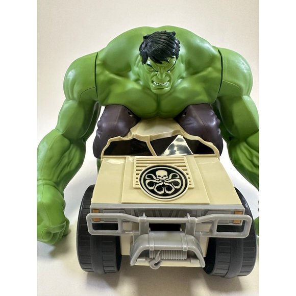 Jakks Marvel Avengers XPV Remote Control Hulk Smash RC Jeep Truck No Remote - Picture 2 of 7